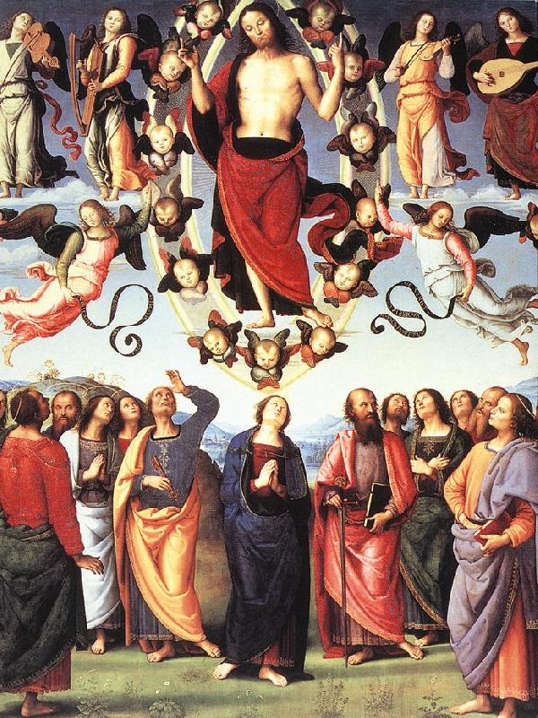 PERUGINO, Pietro The Ascension of Christ af